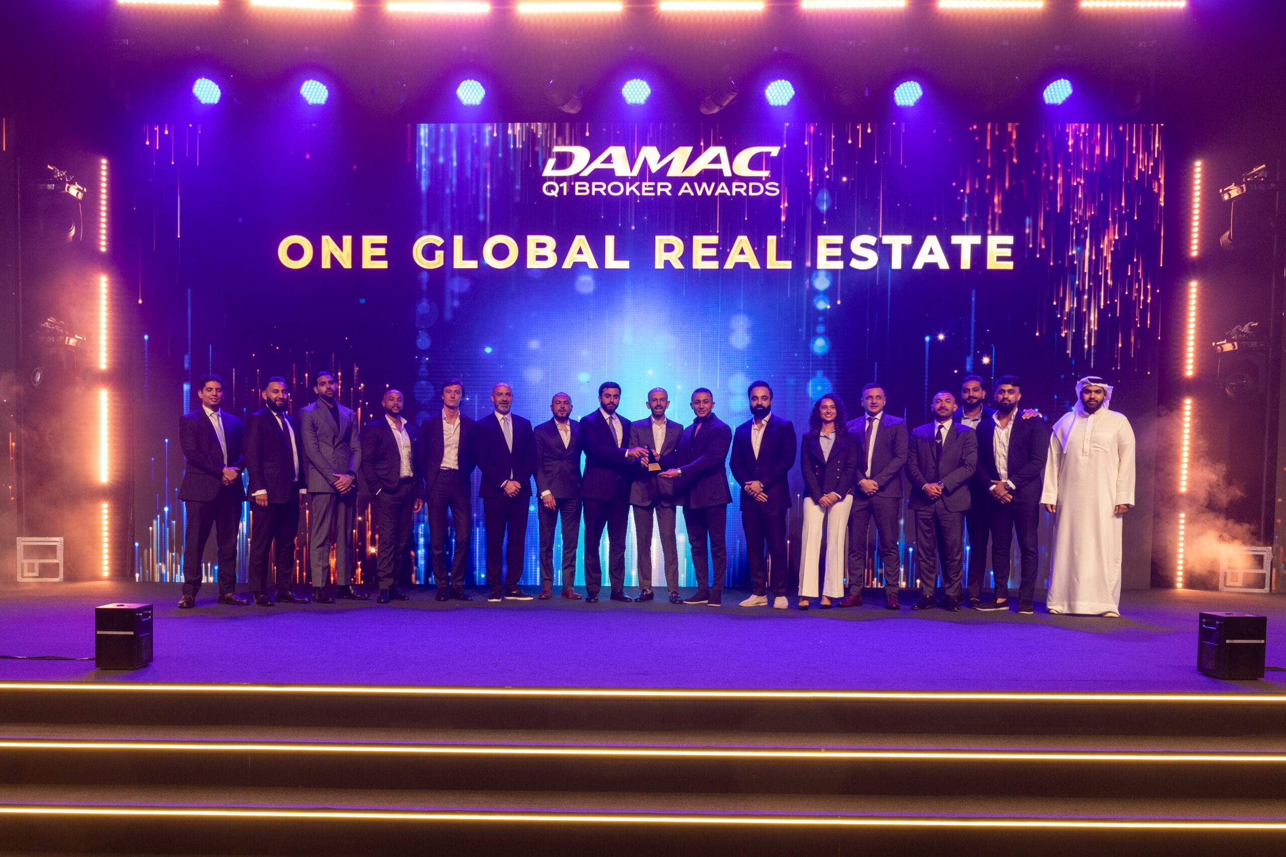One Investments Wins Top International Agency at Q1 2025 Damac Broker Awards
