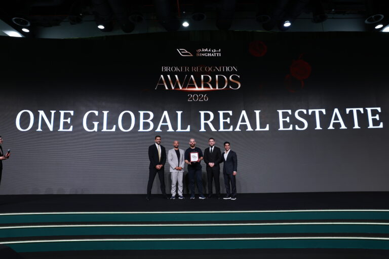 One Investments recognised as Best Broker at the Binghatti 2026 Awards