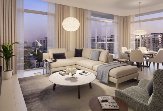 Dubai Park Ridge Apartments Living Area